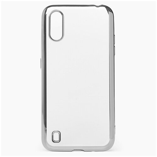 фото Чехол-накладка activ pilot для samsung galaxy a01 (a015f) (серебристая) без бренда