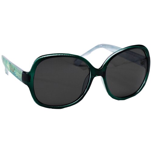 Солнцезащитные очки Сима-ленд, черный, зеленый