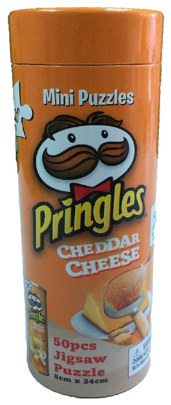 190236F Пазл PRINGLES 8x24см. - 50 элементов, тип Cheddar Cheese, цвет: оранжевый