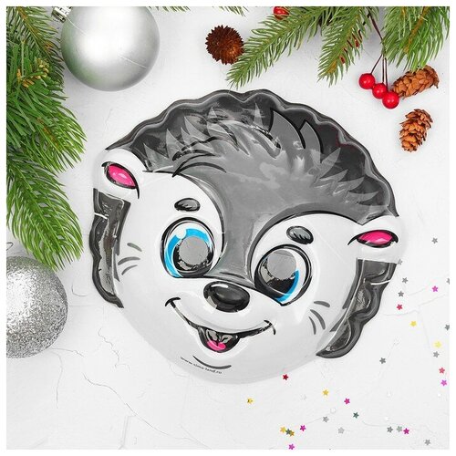 фото Маска «ёжик», пластиковая, на резинке страна карнавалия