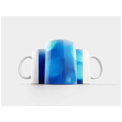 фото Кружка "боке, задний план, синий" 320 мл lotsprints