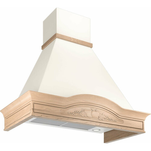 ELIKOR Вытяжка каминная Elikor Вилла Фрукты 90П-650-П3Д бежевыйдуб неокрашенный управление ползунковое 1 мотор 2718600₽