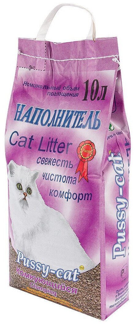 Pussy-cat 10 л комкующийся наполнитель