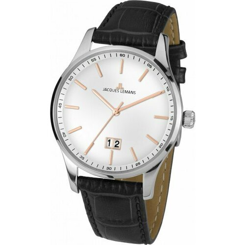 Наручные часы JACQUES LEMANS London, серебряный jacques lemans 1 1844 zd