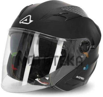 Шлем мото открытый Acerbis (Асербис) JET FIRSTWAY 2.0 Black Matt XS