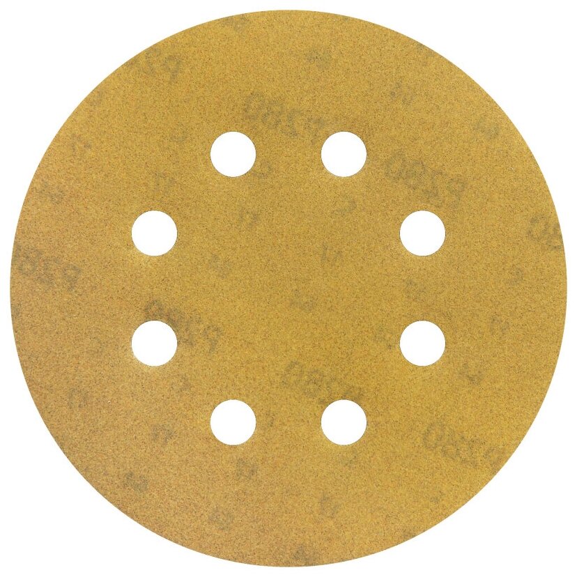 Sia Abrasives siaone 1944 Шлифовальный круг на липучке 125мм 8 отверстий P280 в упаковке 6шт.