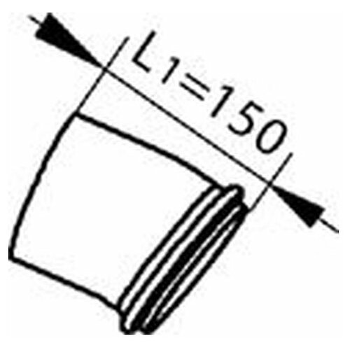 Труба выхлопного газа Dinex 81134