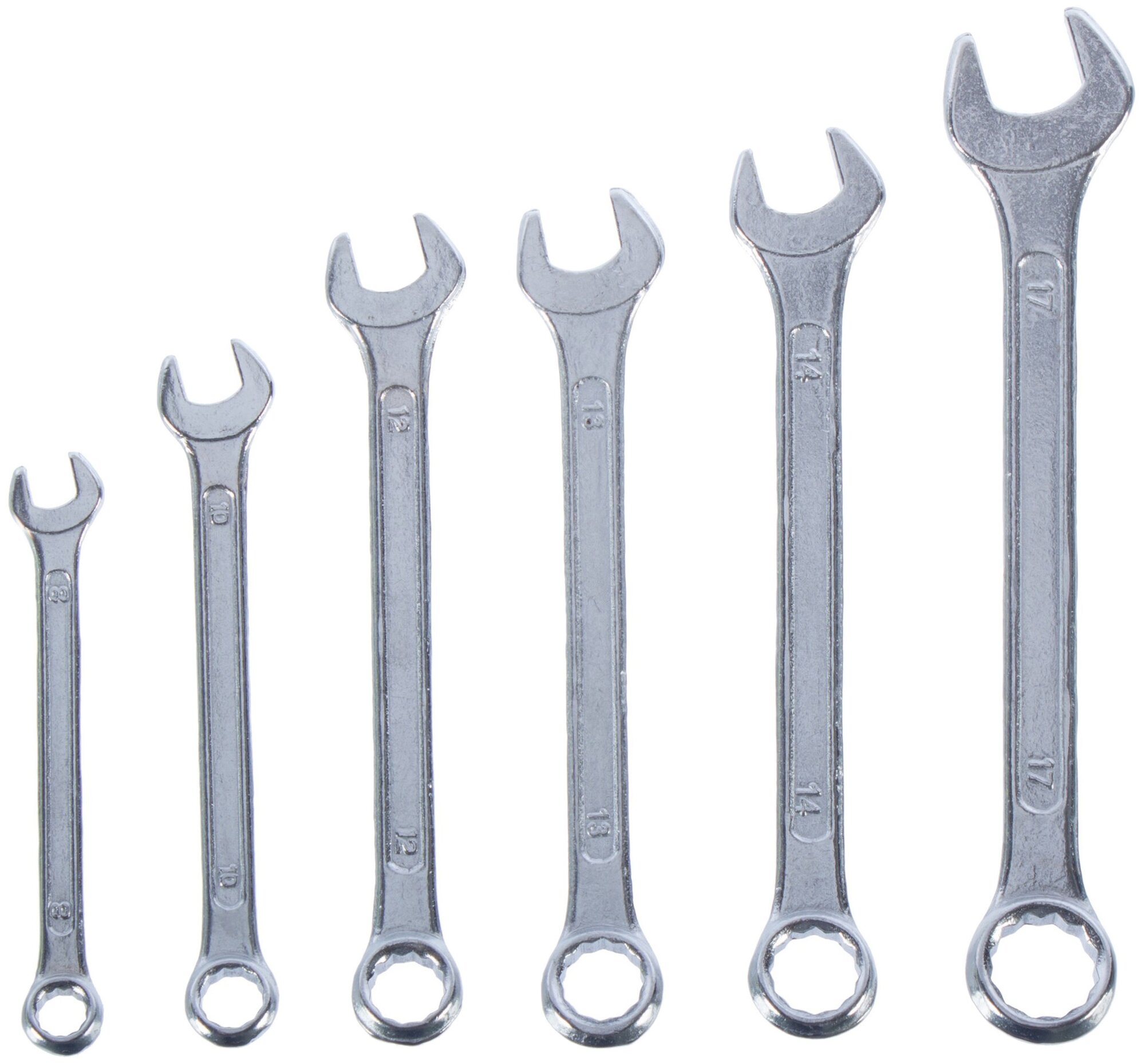 Набор комбинированных ключей Top Tools 8-17 мм, 6 шт. 35D355