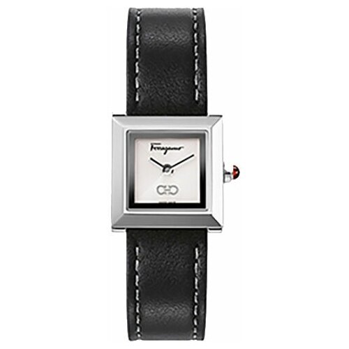 Наручные часы Salvatore Ferragamo Square, черный, белый мужские часы salvatore ferragamo sfyi00121