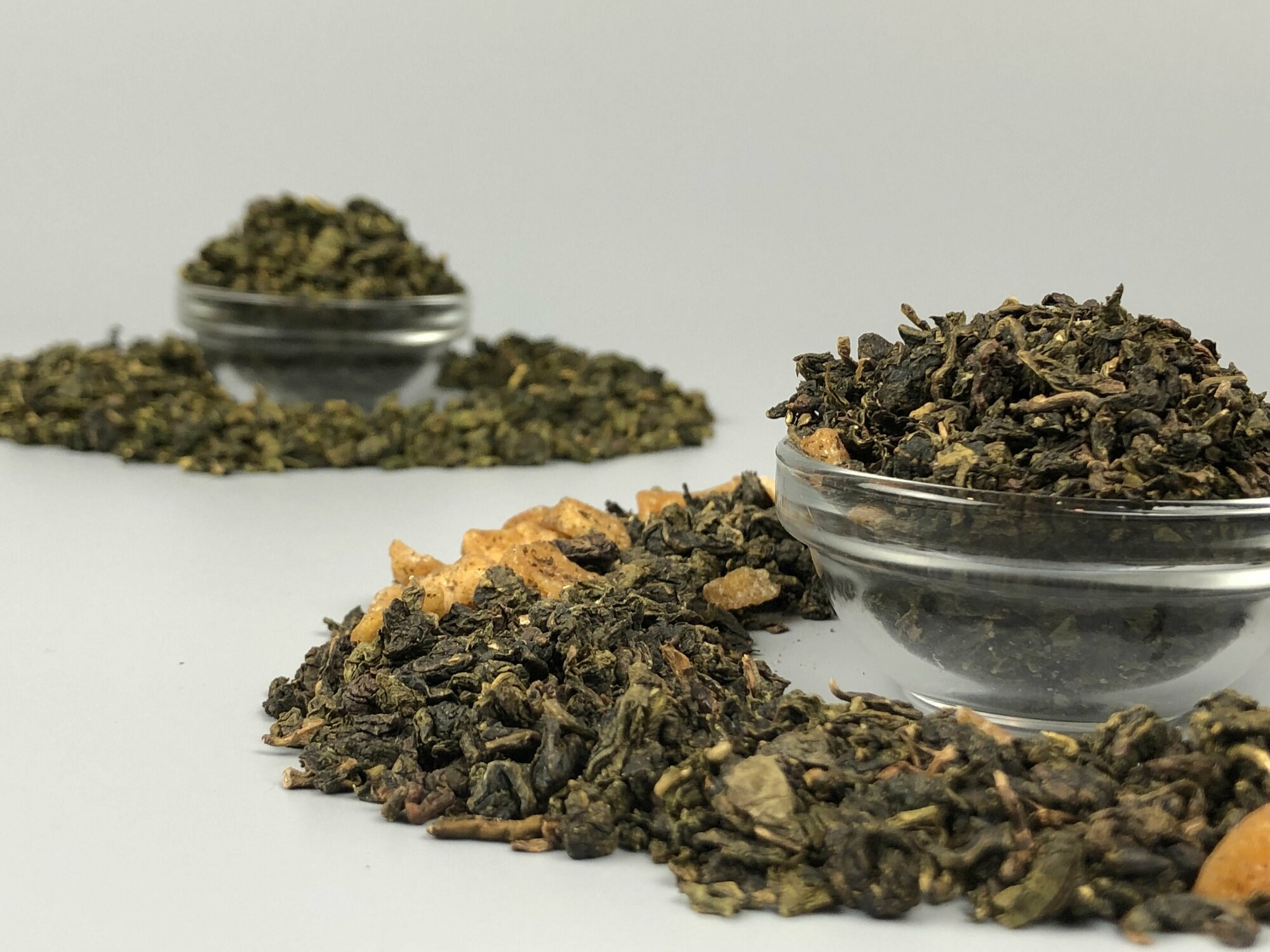 Чай Китайский 3 вкуса в наборе Улун Персик Молочный Манго. Рассыпной листовой - фотография № 5