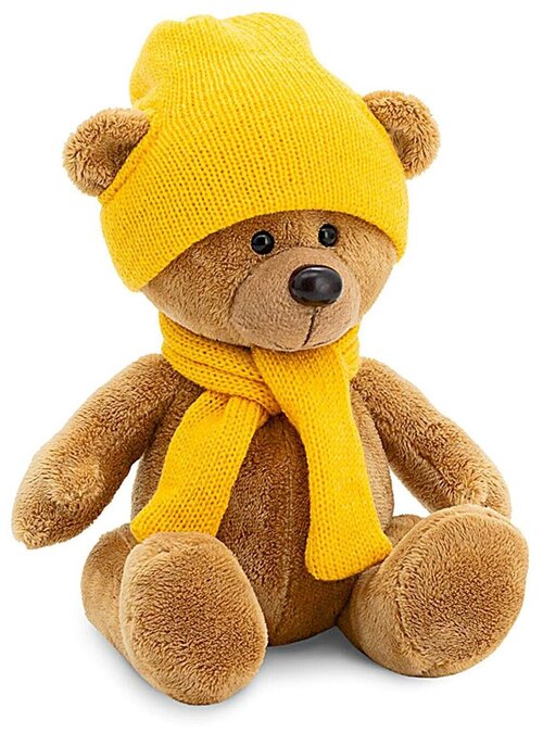 Мягкая игрушка Медведь Топтыжкин шапка, шарф, цвет коричневый 25 см Orange Toys