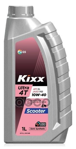 Kixx Ultra 4t Scooter 10w-40 Api Sl, Jaso Mb - 1 Л. KIXX арт. L5118AL1E1