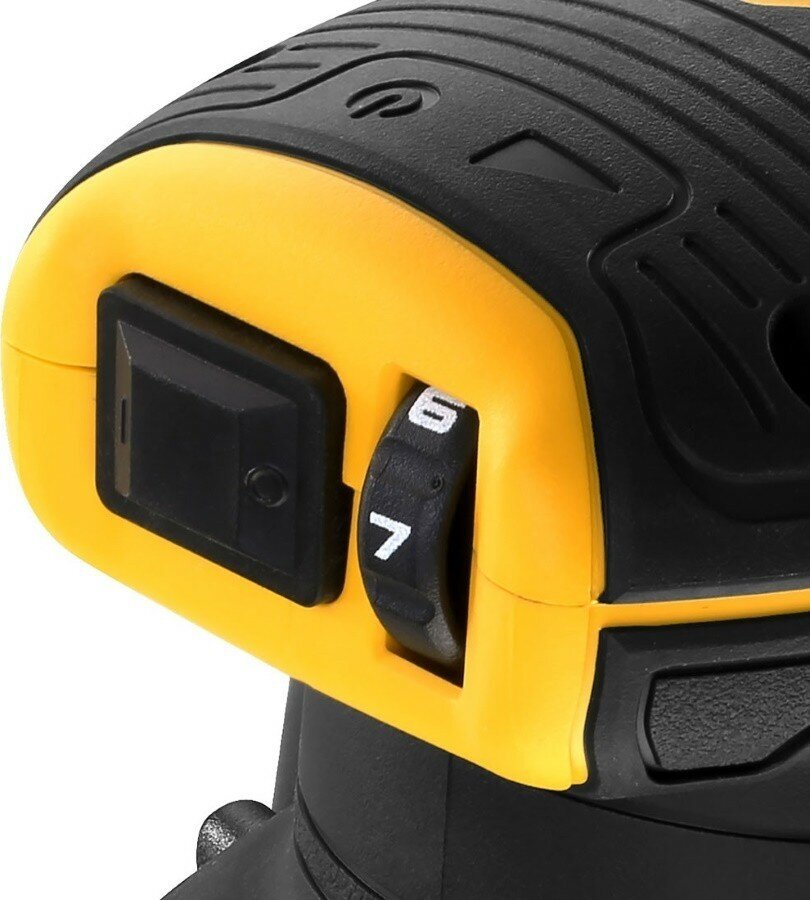 Машина шлифовальная эксцентриковая DeWalt DCW210N (б/акк,б/зу) - фото №8