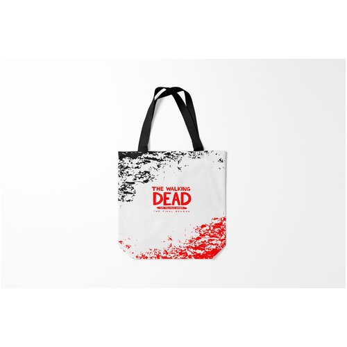 фото Сумка-шоппер / 40х40 см / сериалы / ходячие мертвецы burnettie