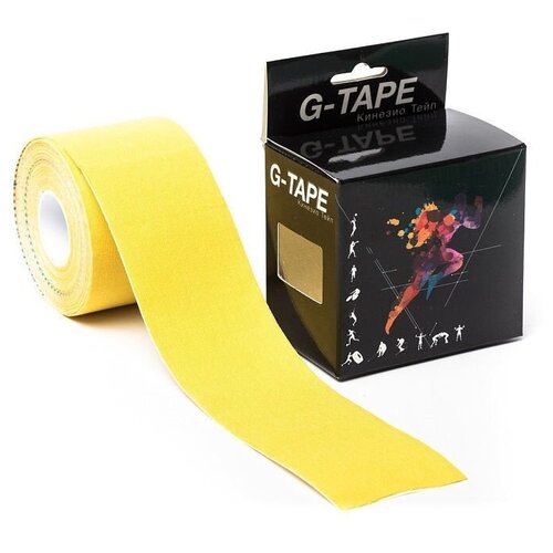 фото Тейп кинезиологический g-tape yellow