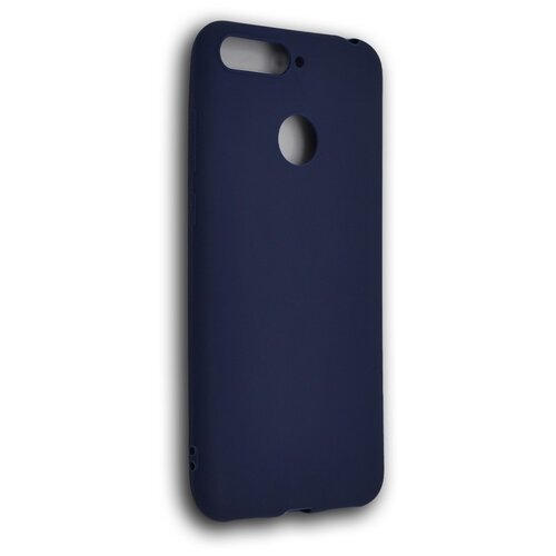 фото Чехол soft touch ycase для huawei honor 7a pro/y6 2018 синий