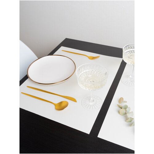 Сервировочные салфетки (плейсмат) на стол для кухни, для гостиной, для дома, 4 штуки, цвет: 