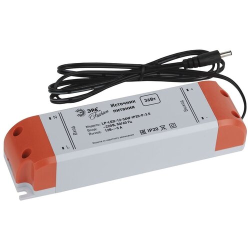 фото Эра блок питания эра 12v 36w ip20 3a lp-led-12-36w-ip20-p-3,5 c0045620