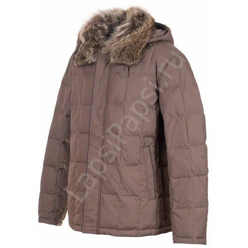 Пуховик Snowimage, размер xl, коричневый мужская пуховая куртка obermeyer klaus черный