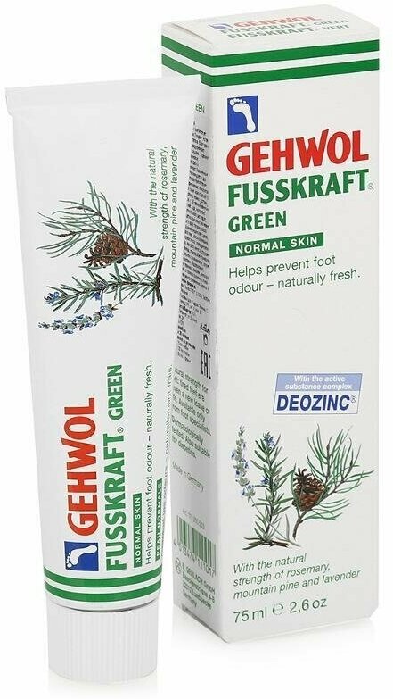 Gehwol Fusskraft Green Notmal Skin - Зеленый бальзам 125 мл