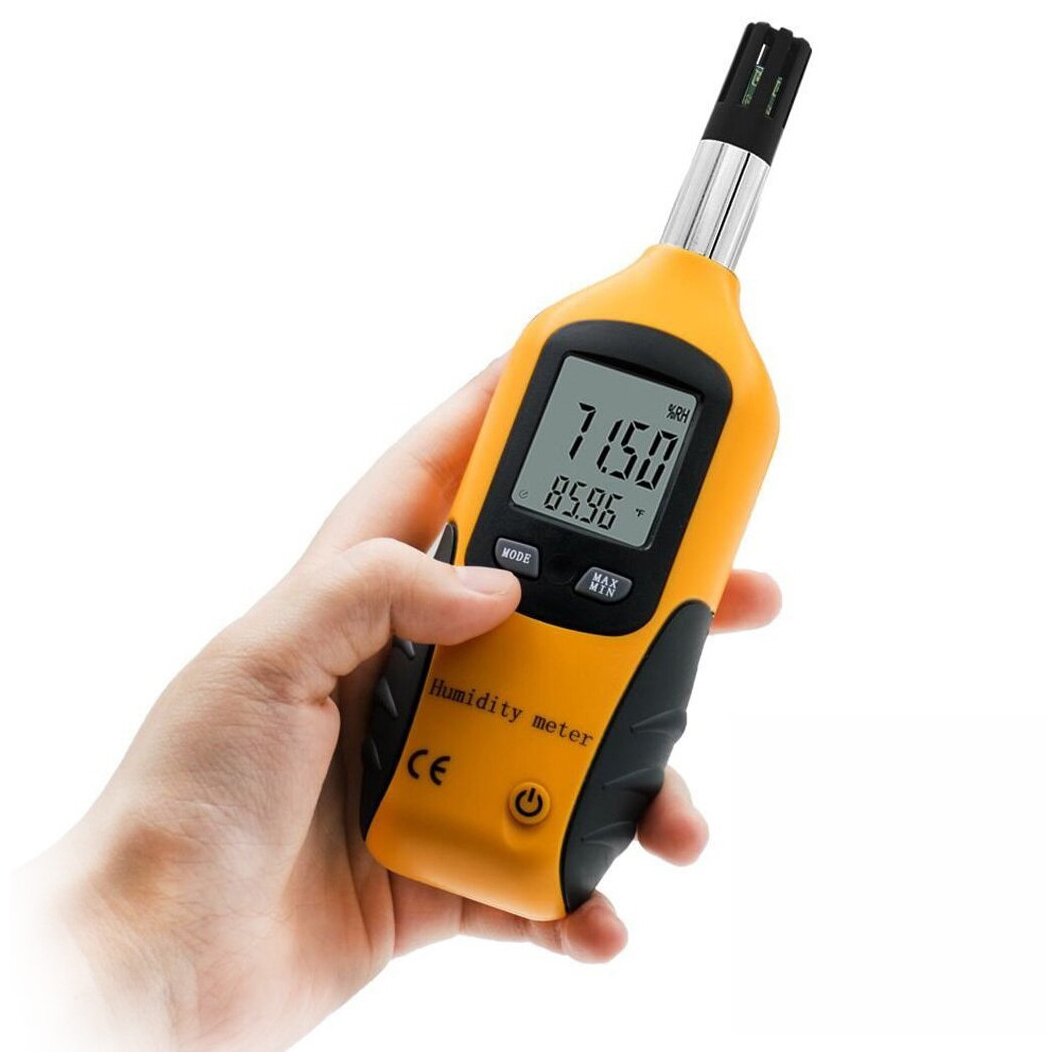 Прибор определяющий влажность HT-86. Цифровой измеритель температуры и влажности прибор для измерения влажности в помещении