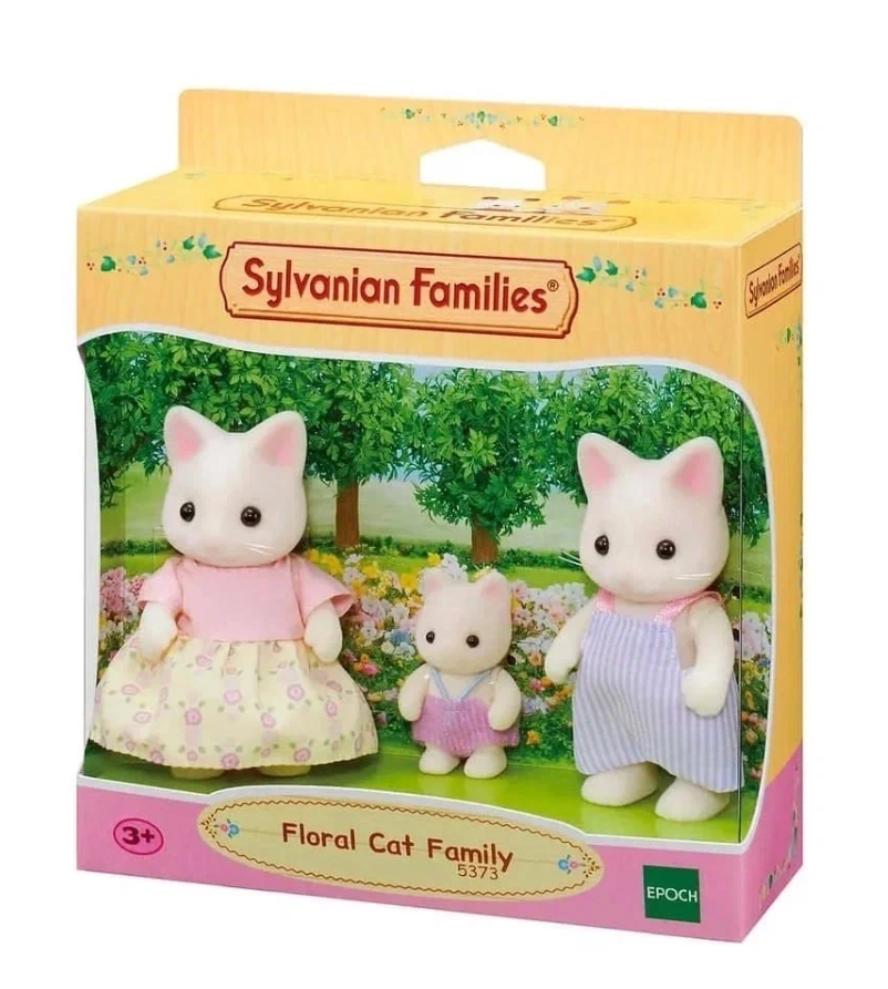 Игровой набор Sylvanian Families Семья Цветочных котов 5373