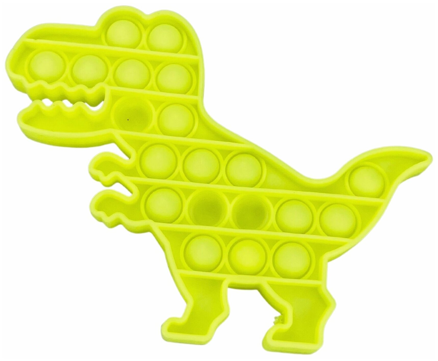 Pop It, вечная пупырка антистресс, развивающая игрушка-фиджет, динозаврик, 17 х 12 х 1.5 см