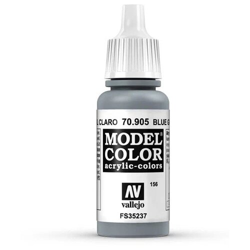 Краска для сборных моделей Acrylicos Vallejo Model Color 17 мл blue grey pale 17 мл 4 см 2 см