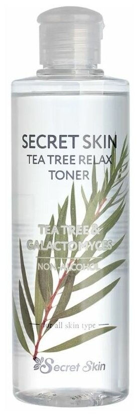 Тонер для лица с экстрактом чайного дерева Secret Skin Tea Tree Relax Toner (250мл.)
