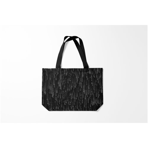 фото Сумка-шоппер / 46х35 см / принты для программистов программный код на японском burnettie