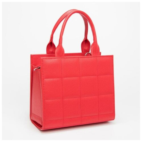 фото Textura тоут, отдел на молнии, наружный карман, длинный ремень, цвет красный