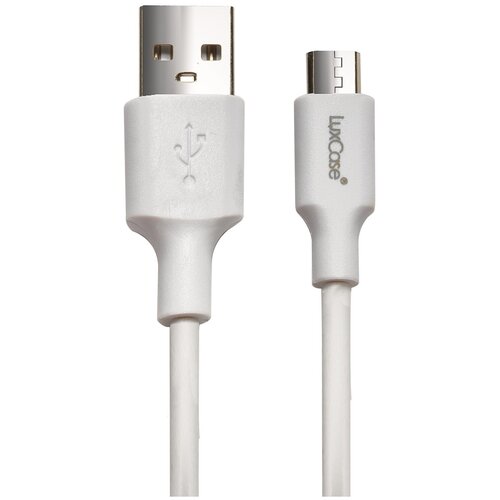 Кабель micro USB 1м 1.8A PVC от LuxCase кабель lightning для apple 1м 1 8a pvc от luxcase