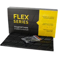 Подпятник для автомобильных ковриков FLEX SERIES 25х15 см Черный