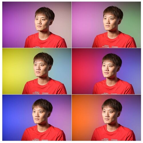 фото Набор цветных светофильтров для круглой головки godox "v-11c"