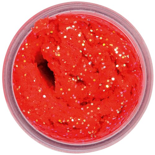 Berkley, Форелевая паста Powerbait Extra Scent Glitter Trout Bait, Salmon Red