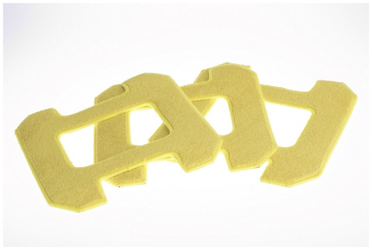 Комплект салфеток из микрофибры для мойщиков окон Hobot 268/288/298 (3 ) желтые для влажной очистки