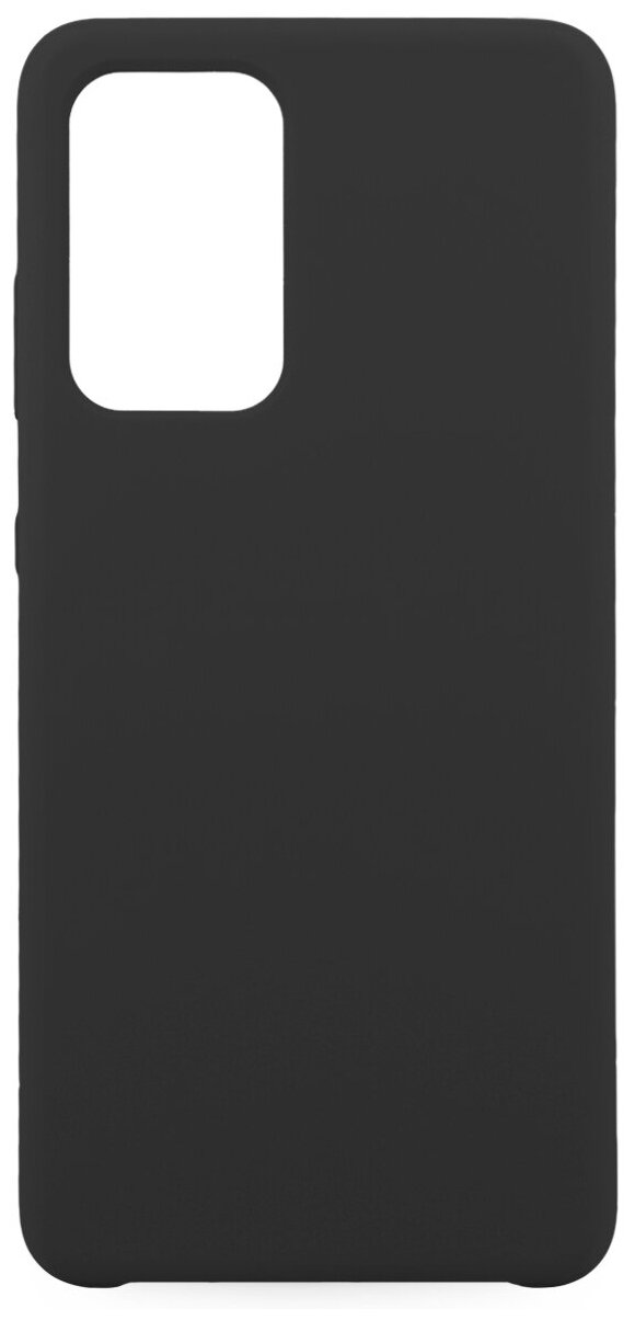 Силиконовый чехол для Samsung Galaxy A52 / Защитный чехол для мобильного телефона Самсунг Галакси А52 с покрытием Софт Тач / Защитный силикон кейс для смартфона / Премиум покрытие Soft touch (Черный)