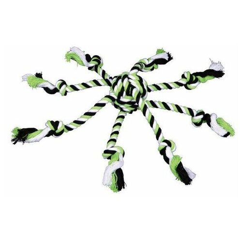 32650 Игрушка веревочная Denta Fan d 7 см44см, trixie игрушка кость denta fan 15 см резина белый зелёный