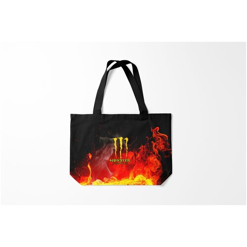 фото Сумка-шоппер / 46х35 см / разное спортивное / monster energy burnettie