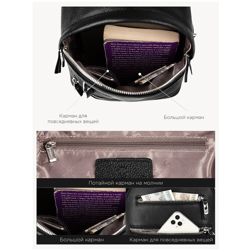 фото Рюкзак женский 2018342a d15 nero giorgio ferretti