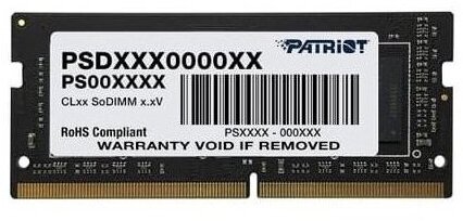 Оперативная память SODIMM 8GB DDR4-3200 Patriot Memory PSD48G320081S CL22