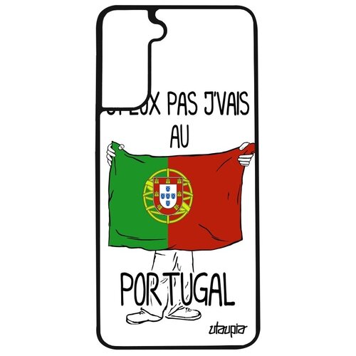 фото Защитный чехол на мобильный // samsung galaxy s21 // "еду в португалию" страна патриот, utaupia, белый