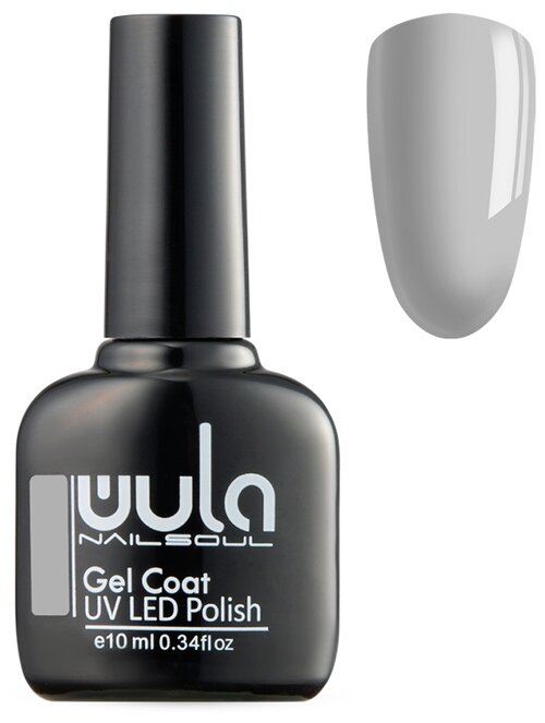 WULA гель-лак для ногтей Gel Coat, 10 мл, 42 г, 505 разбеленный серый