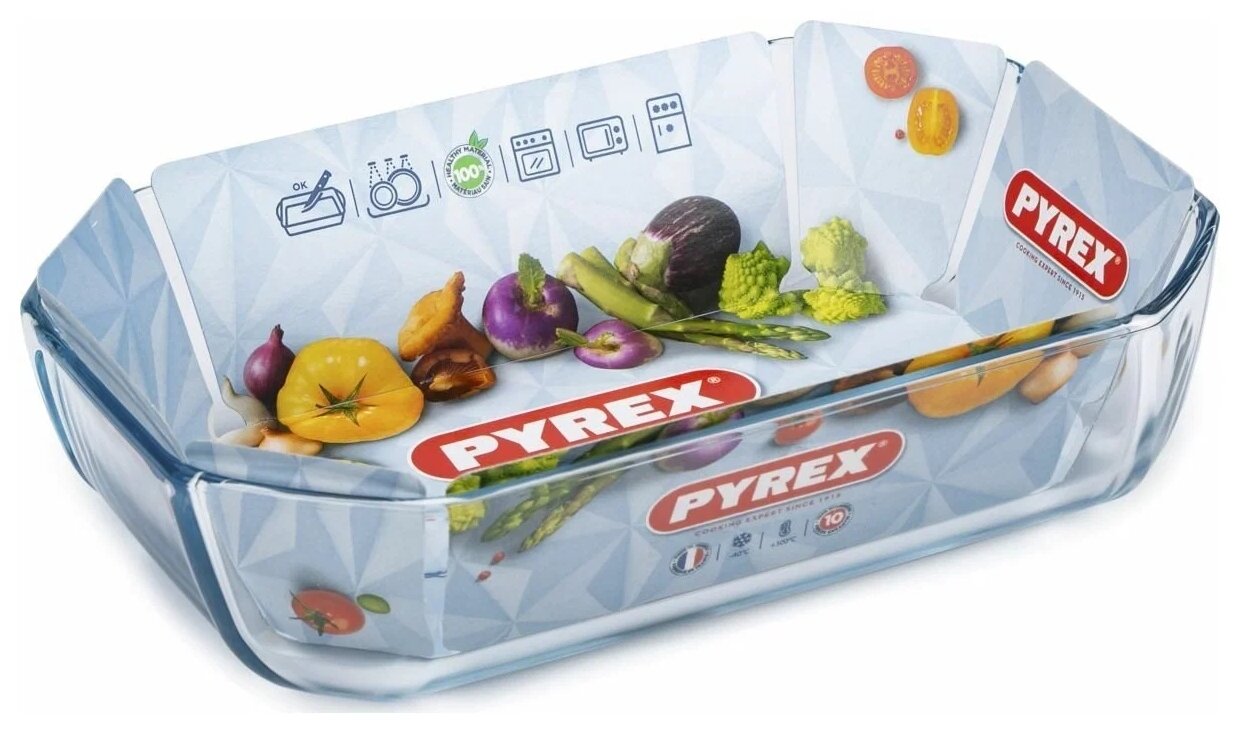 Блюдо для запекания и выпечки INSPIRATION 30x20см прямоугольное PYREX 294B000 - фото №4