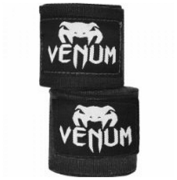 Бинты боксерские Venum Kontact 4m Black