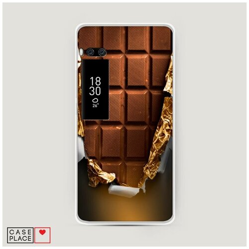 фото Силиконовый чехол "шоколадка" на meizu pro 7 plus / мейзу про 7 плюс case place