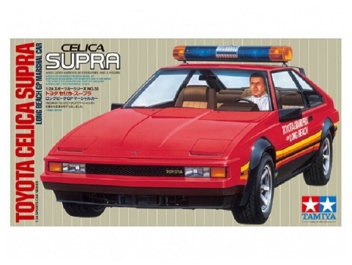 TAMIYA Toyota Celica Supra Машина безопасности. (1:24) Модель для сборки