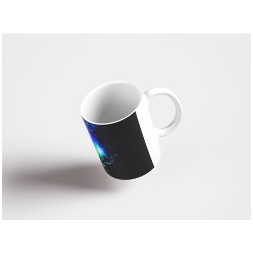 фото Кружка "напольная лампа, лампа нло, длительное воздействие 320 мл. белая lotsprints