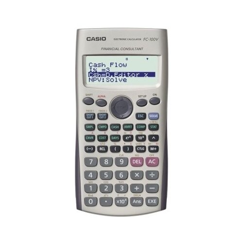 Калькулятор финансовый Casio FC-100V (FC-100V-S-EH)