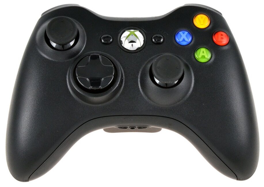 Геймпад Microsoft Xbox 360 Wireless Controller, черный